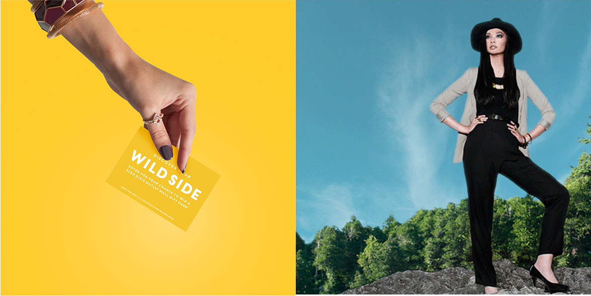 Dixie Outlet Mall, photography, graphic design, campaign advertising, RedRhino